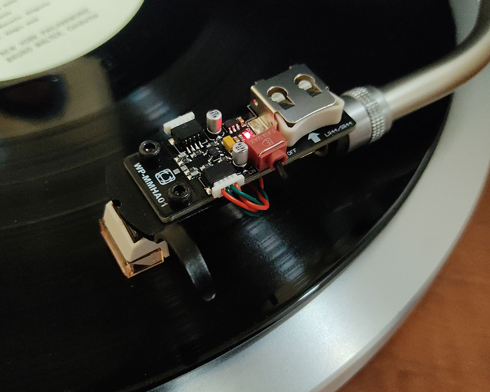 アナログ・レコード低ノイズ再生「MM型カートリッジ用ヘッドアンプ